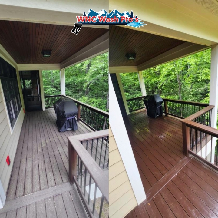 Deck Cleaning In Fletcher, NC